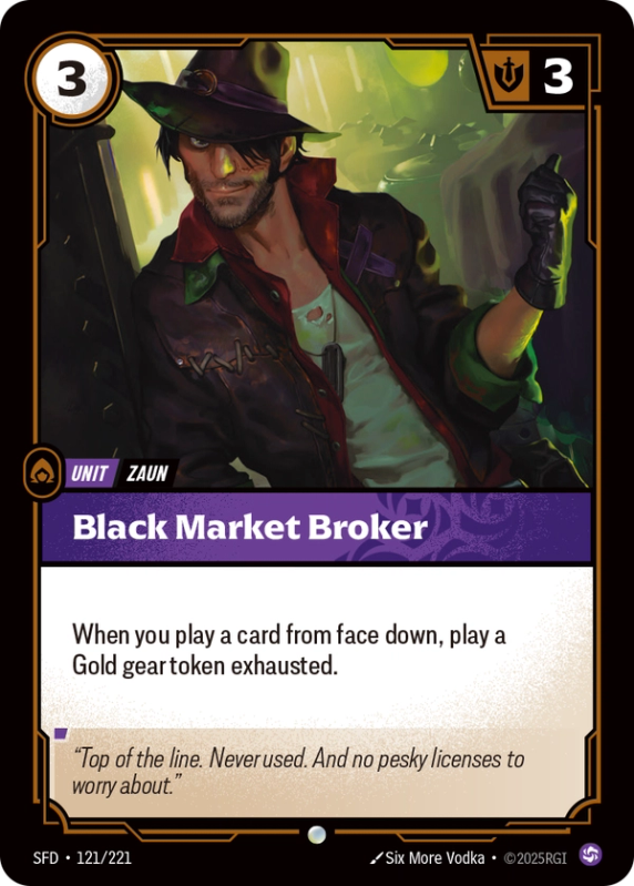 Black Market Broker (Unit) (SFD-121/221) (Common)