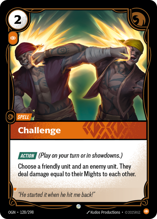 Challenge (Spell) (OGN-128/298) (Common)