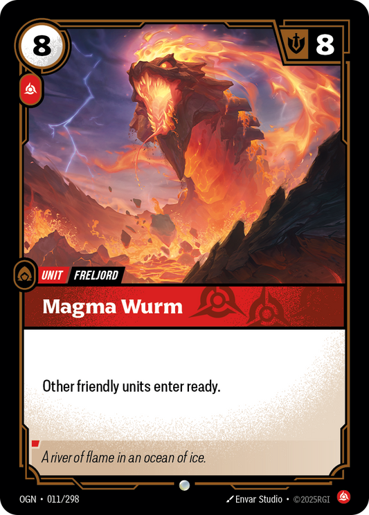 Magma Wurm (Unit) (OGN-011/298) (Common)