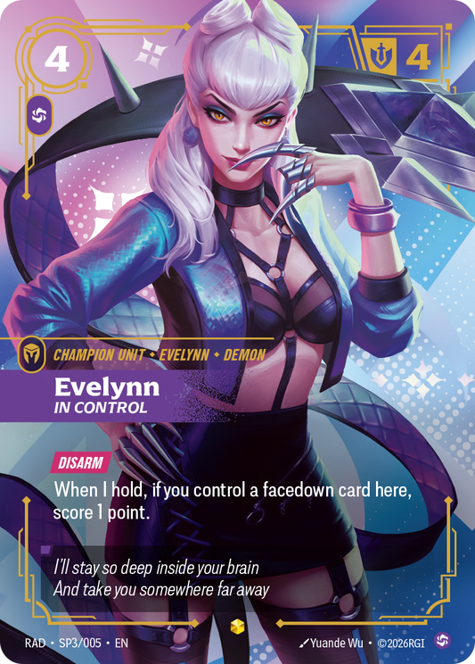Evelynn, In Control (Unit) (RAD-SP3/005) (Showcase) (Alternate Art - Special)