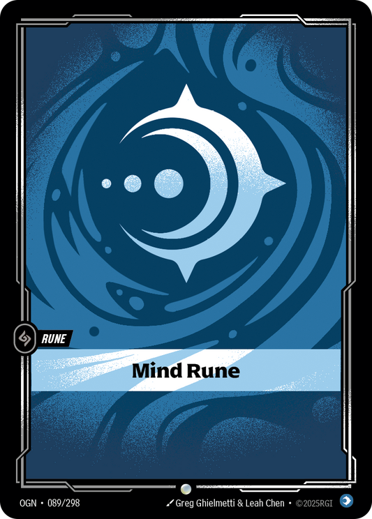 Mind Rune (Basic Rune) (OGN-089/298) (Common)