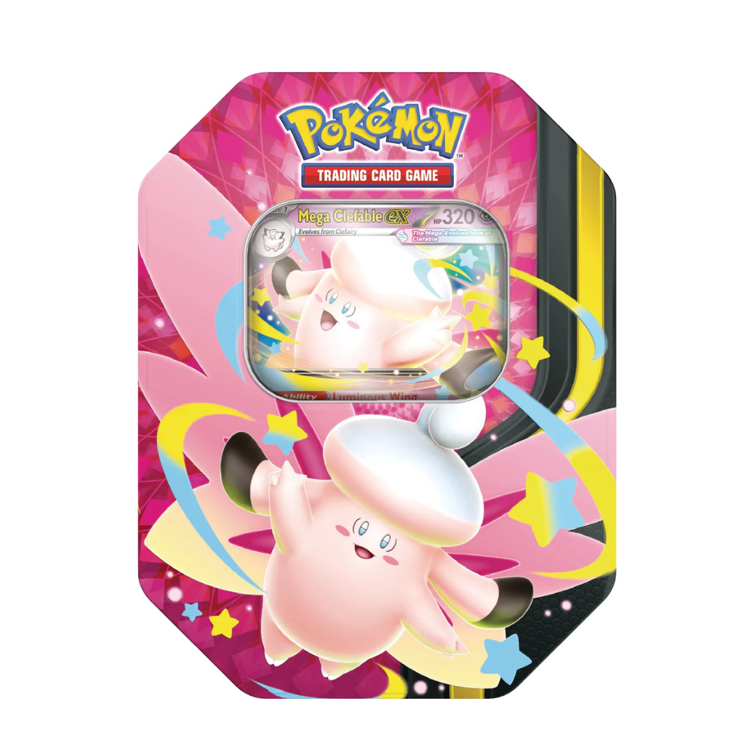 Mega Evolution Moonlit Tins (Mega Gengar EX / Mega Clefairy EX)