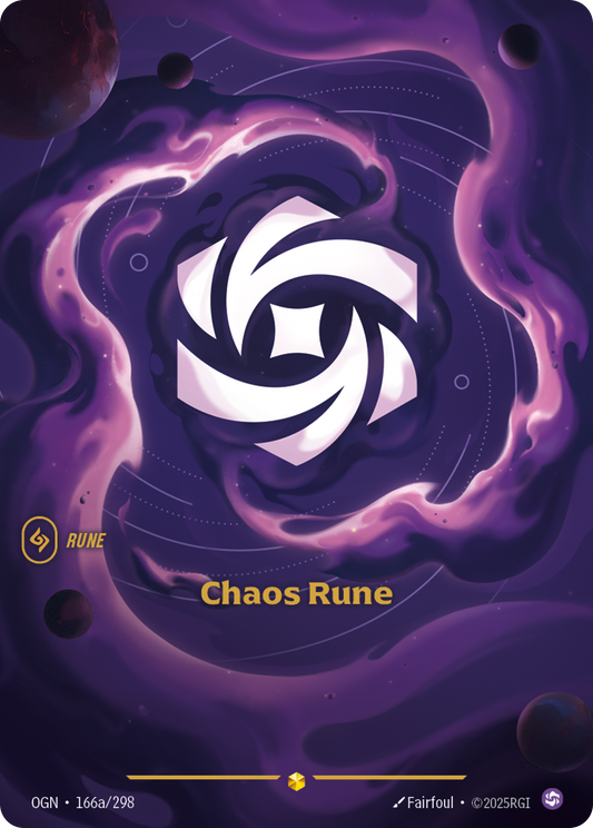 Chaos Rune (Basic Rune) (OGN-166a/298) (Showcase)
