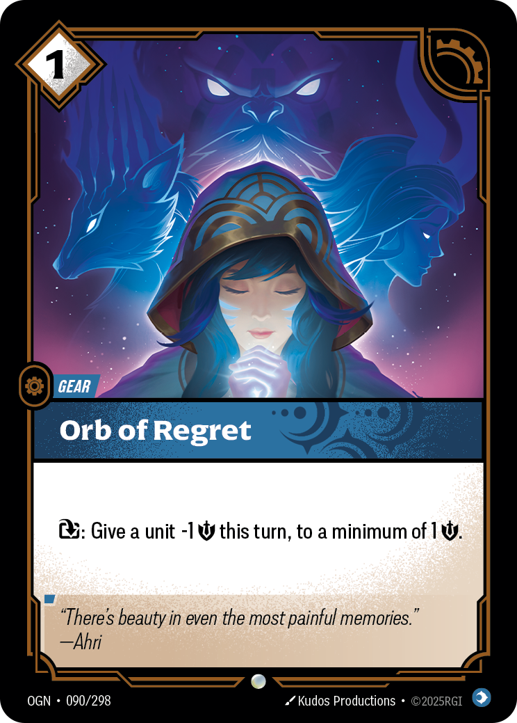 Orb of Regret (Gear) (OGN-090/298) (Common)