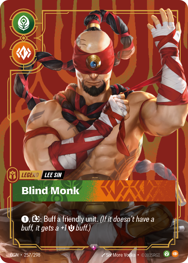 Blind Monk (Legend) (OGN-257/298) (Rare)