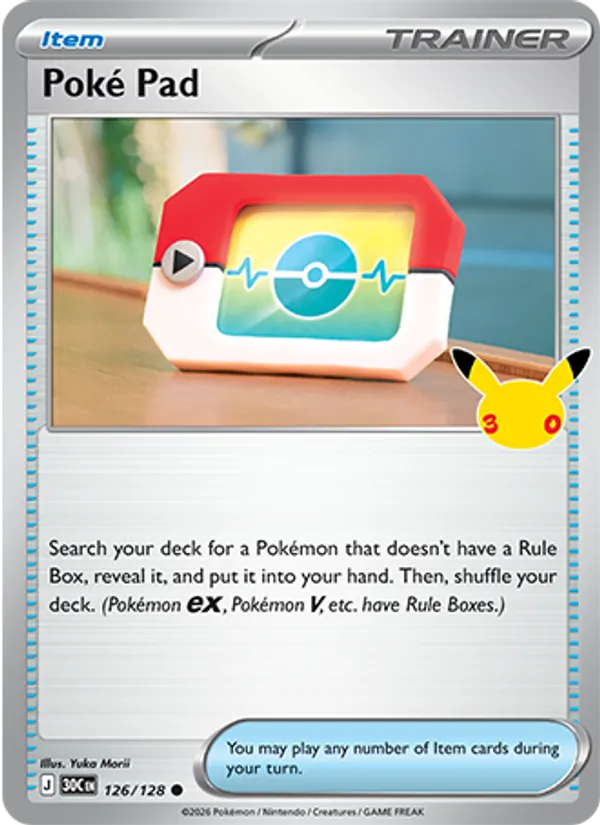 Poké Pad (Trainer) (30C-126/128) (Common)