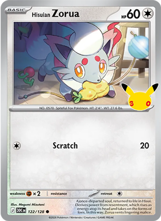 Hisuian Zorua (Basic Pokémon) (30C-122/128) (Common)