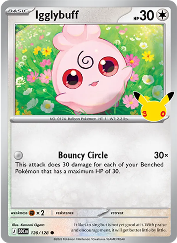 Igglybuff (Basic Pokémon) (30C-120/128) (Common)