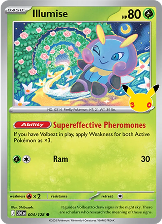 Illumise (Basic Pokémon) (30C-004/128) (Common)