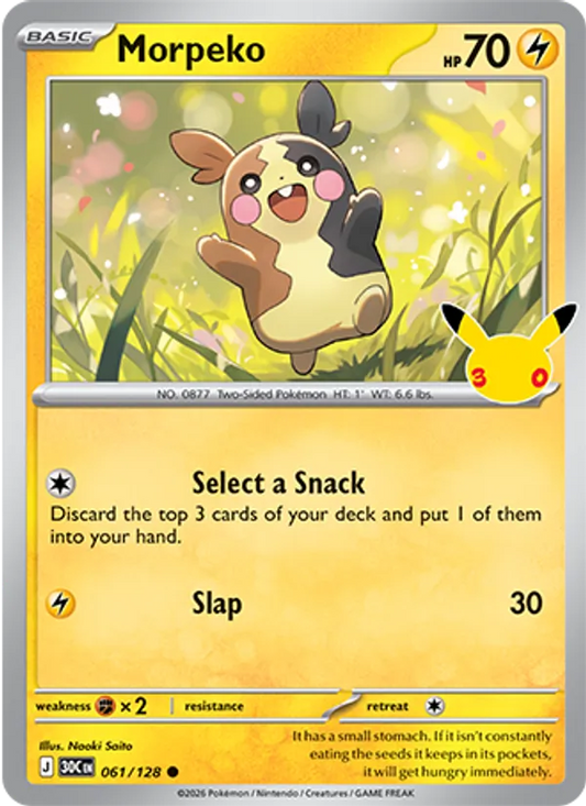 Morpeko (Basic Pokémon) (30C-061/128) (Common)